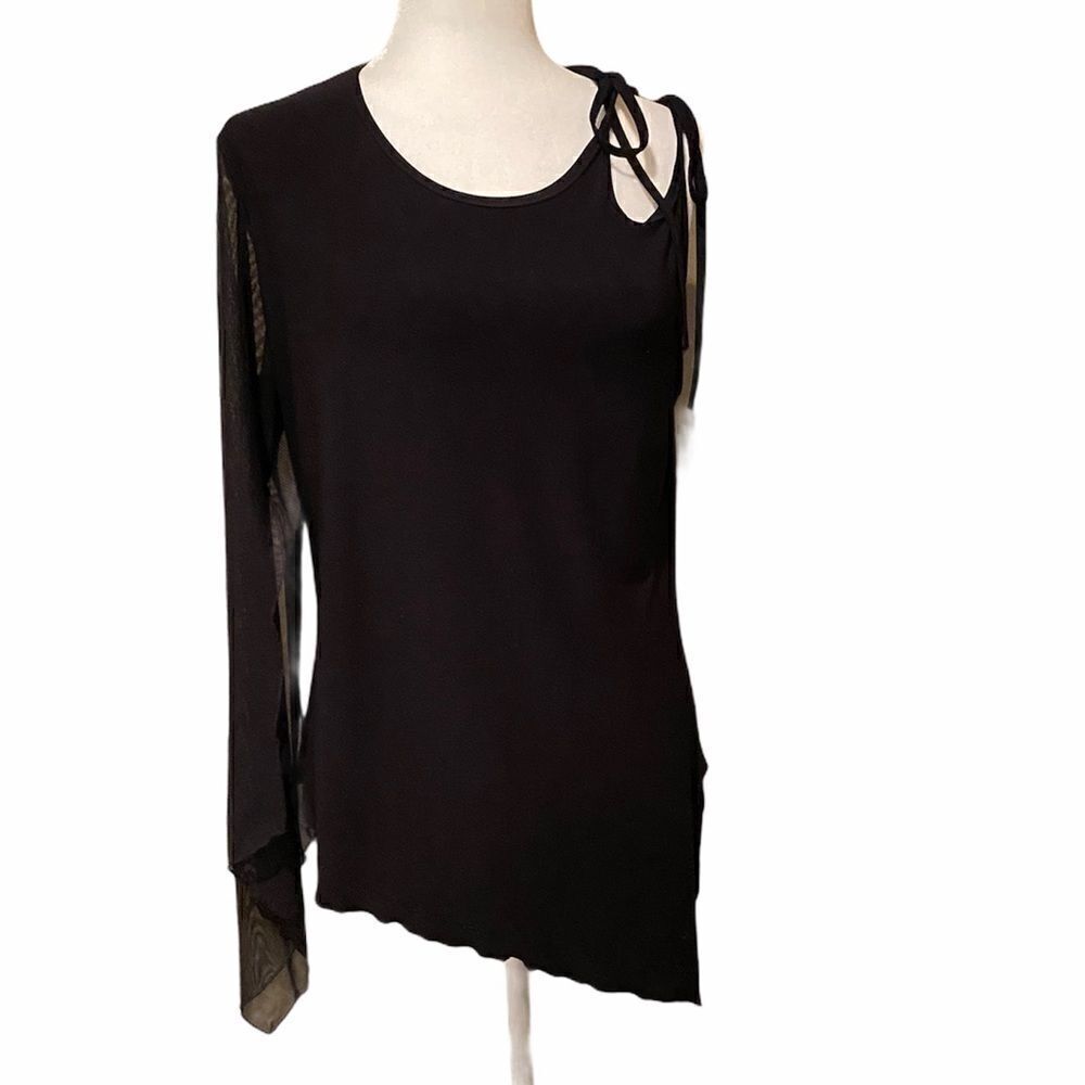 Crush By A&G Strappy One Shoulder Asymmetrical Shirt